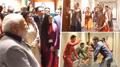 Bhutanese youngsters perform on Garba song written by PM Modi to welcome him (WATCH)