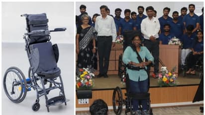 വീൽ ചെയറിൽ ഇരിക്കുന്നവർക്ക് പരസഹായമില്ലാതെ എഴുന്നേറ്റ് നിൽക്കാം; ഐഐടി മദ്രാസ് 'നിയോസ്റ്റാൻഡ്' പുറത്തിറക്കി
