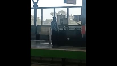 Viral Video: On Duty security guard caught in inappropriate act at Bengaluru metro station (WATCH)