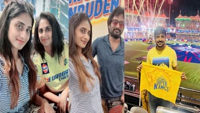 சேப்பாக்கத்தில் சினிமா பிரபலங்கள் – CSK vs RCB போட்டியை கண்டு ரசித்த ஷாலினி, ஷாமிலி, ரிச்சர்டு, தனுஷ், சதீஷ்!