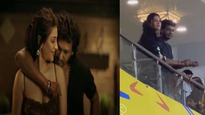 கிரிக்கெட் மேட்ச் பார்க்க வந்தது ஒரு குத்தமா? ஸ்ருதி ஹாசனுடன் IPL ஸ்டேடியத்தில் லோக்கி - கலாய்க்கும் Netizens!