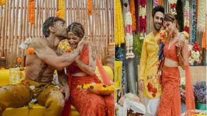 एक-दूजे में रंग में रंगे पुलकित-कृति, शेयर की हल्दी सेरेमनी की Unseen Photos 