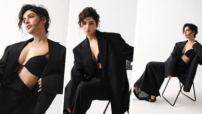 Samantha Ruth Prabhu looks HOT in black bralette and coat, see pictures