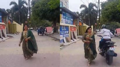 ರಸ್ತೆಯಲ್ಲಿ ರೀಲ್ಸ್ ಮಾಡುತ್ತಿದ್ದ ಮಹಿಳೆಯ ಚಿನ್ನದ ಸರ ಎಗರಿಸಿದ ಕಳ್ಳ, ವಿಡಿಯೋ ವೈರಲ್!