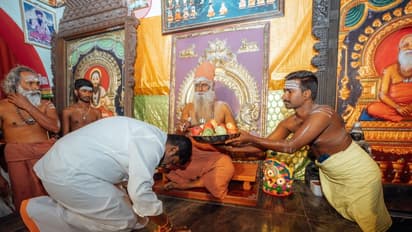 ஆன்மிகமும், அரசியலும் பிரிக்கக் கூடாதவை; மருதாச்சல அடிகளாரிடம் ஆசிபெற்ற பின் அண்ணாமலை பேட்டி