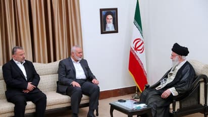 Amid Gaza war, Hamas leader Ismail Haniyeh visits Tehran for meeting with Iranian officials