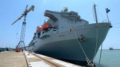 In a first, UK warships dock at Chennai shipyard for maintenance