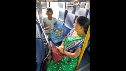 ಸರ್ಕಾರದ ಫ್ರೀ ಯೋಜನೆ, ಅಜ್ಜಿ ಮೊಮ್ಮಗಳಿಗೆ ಉಚಿತ ಟಿಕೆಟ್‌: ನಾಲ್ಕು ಲವ್ ಬರ್ಡ್ಸ್​​ಗೆ ಬರೋಬ್ಬರಿ 444ರೂ. ಟಿಕೆಟ್!