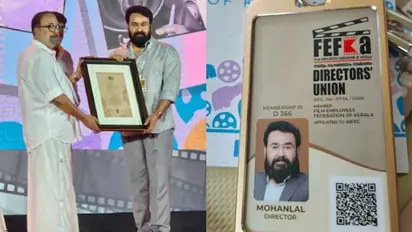 മോഹൻലാലിന് ഫെഫ്ക സംവിധായക യൂണിയനില് അംഗത്വം; ചലച്ചിത്ര മേഖലയിലെ തൊഴിലാളികൾക്ക് സമഗ്ര ആരോഗ്യ ഇൻഷുറന്സ്