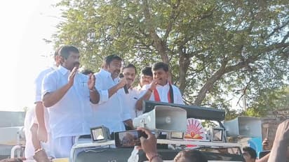 பிரசாரத்தின் போது திடீரென மயங்கிய அமைச்சர் நேரு; கலக்கத்தில் தொண்டர்கள்