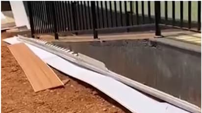 മുഖ്യമന്ത്രി ഉദ്ഘാടനം ചെയ്ത് ഒരു മാസം; 1.75 കോടി ചിലവില് നിര്മിച്ച കെട്ടിടത്തിന്റെ സീലിംഗ് തകര്ന്നുവീണു