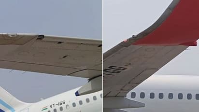 ಕೋಲ್ಕತಾದಲ್ಲಿ 2 ವಿಮಾನಗಳ ಡಿಕ್ಕಿ: ರೆಕ್ಕೆ ತುಂಡು