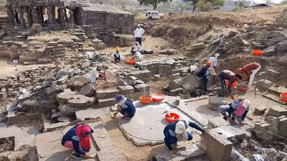 Archaeological discovery: Two temple foundations built by Yadava dynasty unearthed in Maharashtra