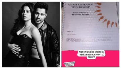 'Nothing more exciting...', Varun Dhawan shares 'Freshly Printed' script of 'Sunny Sanskari Ki Tulsi Kumari'