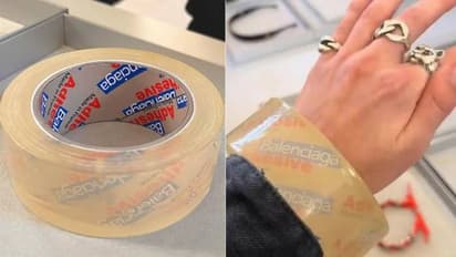 എന്റമ്മോ 3 ലക്ഷം രൂപയോ, കണ്ടാൽ വെറും ടേപ്പ് തന്നെ, വീണ്ടും ഫാഷൻ പ്രേമികളെ ഞെട്ടിച്ച് ബലെൻസിയാഗ