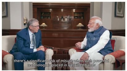 എഐയ്ക്ക് വാട്ടർമാർക്ക് നിർബന്ധമാക്കണമെന്ന് മോദി; സാങ്കേതിക രംഗത്ത് ഇന്ത്യയുടെ കുതിപ്പെന്ന് ബിൽ ഗേറ്റ്സ്