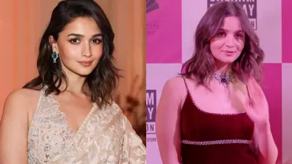 WATCH: Alia Bhatt looks stunning in maroon gown, cream saree as she host Hope Gala in London