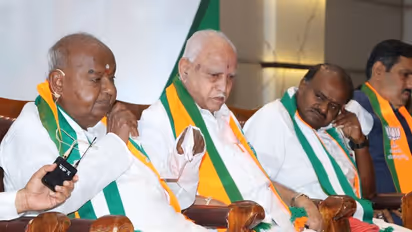 ರಾಜ್ಯದಲ್ಲಿ ಕ್ಲೀನ್ ಸ್ವೀಪ್ಗೆ ಮೈತ್ರಿ ರಣತಂತ್ರ- ಸಿಎಂ ಗರ್ವಭಂಗ ಮಾಡೋದಾಗಿ ದೊಡ್ಡಗೌಡರ ಶಪಥ