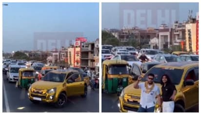 'പിടിച്ച് അകത്തിടണ'മെന്ന് സോഷ്യൽ മീഡിയ; ദില്ലിയില്‍ ഗതാഗതം തടപ്പെടുത്തിയ റീൽസ് ഷൂട്ട്, വീഡിയോ വൈറൽ 