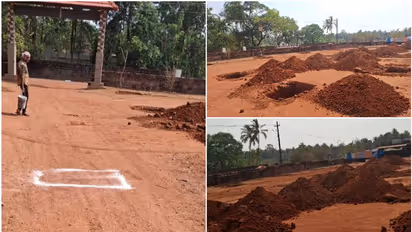 ക്രിക്കറ്റ് കളി തടയാൻ ക്ഷേത്ര മൈതാനത്ത് ഭരണസമിതി കുഴികുത്തി; പക തീര്ക്കലെന്ന് യുവാക്കള്