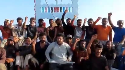 ಕಡಲ್ಗಳ್ಳರಿಂದ ರಕ್ಷಿಸಲ್ಪಟ್ಟ ಪಾಕಿಸ್ತಾನ ಸಿಬ್ಬಂದಿಗಳಿಂದ ಭಾರತ ಜಿಂದಾಬಾದ್ ಘೋಷಣೆ!