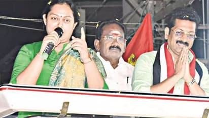 திமுக கடவுளை திட்டிக்கிட்டே சாமி கும்பிடும்! பாஜக கடவுளே திட்ற அளவிற்கு சாமி கும்பிடும்! பங்கம் செய்த விந்தியா