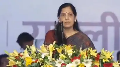 'Kejriwal is a lion, won't be in jail for long': Wife Sunita asks if Delhi CM should resign at rally (WATCH)