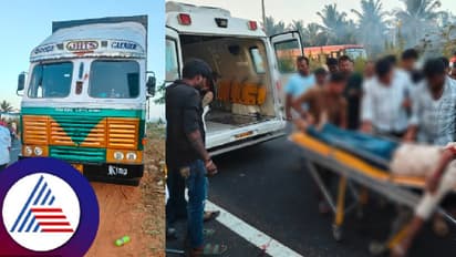 ಹಾಸನ: ರಸ್ತೆಬದಿ ನಿಂತಿದ್ದ ಟ್ರಕ್‌ಗೆ ಬೈಕ್‌ ಡಿಕ್ಕಿ; ಇಬ್ಬರು ಸ್ಥಳದಲ್ಲೇ ದುರ್ಮರಣ!