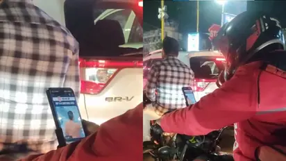 Inspiring video of Zomato delivery agent studying for UPSC exam in traffic goes viral; WATCH