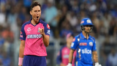 ಚಹಲ್-ಬೌಲ್ಟ್ ಬಿರುಗಾಳಿ; ರಾಜಸ್ಥಾನಕ್ಕೆ ಸಾಧಾರಣ ಗುರಿ ನೀಡಿದ ಮುಂಬೈ ಇಂಡಿಯನ್ಸ್