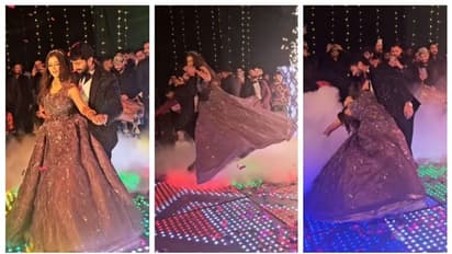 ജീവിതത്തിൽ ആദ്യത്തെ നൃത്തം ഏങ്ങനെയുണ്ടെന്ന് വരൻ; 'ഭലേ ഭേഷ്' എന്ന് നെറ്റിസണ്സ്