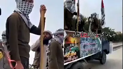 Pakistan exposed! Jaish-e-Mohammad recruits for jihad in broad daylight in PoK (WATCH)