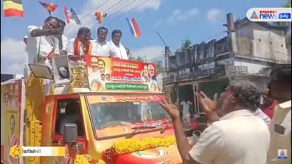 எந்த மூஞ்ச வச்சிகிட்டு ஓட்டு கேட்டு வரீங்க? பாமக வேட்பாளரை கதறவிட்ட விவசாயி - தஞ்சையில் பரபரப்பு