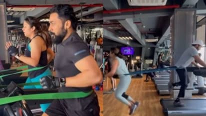 കപ്പിള്‍ ഗോള്‍, സൂര്യക്കൊപ്പമുള്ള വര്‍ക്കൗട്ട് വീഡിയോയുമായി ജ്യോതിക