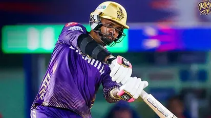 Sunil Narine's explosive 85 leads Kolkata Knight Riders to formidable total against Delhi Capitals (WATCH)