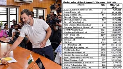 Stock Portfolio Rahul Gandhi: ಪಿಡಿಲೈಟ್‌ನಲ್ಲಿ ಗರಿಷ್ಠ ಹೂಡಿಕೆ, ಪಿಎಸ್‌ಯುಗೆ ಹಣ ಹಾಕದ ಕಾಂಗ್ರೆಸ್‌ ನಾಯಕ!