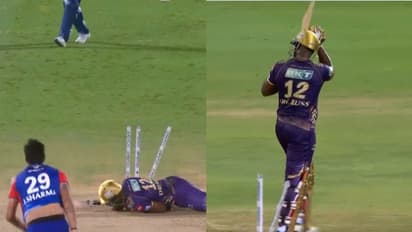 'നമിച്ചു പൊന്നേ'...മൂക്കുംകുത്തി വീണിട്ടും അഭിനന്ദിച്ച് ആന്ദ്രേ റസല്‍; 35ലും മിന്നലായി ഇശാന്ത് ശർമ്മ- വീഡിയോ