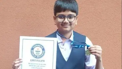 'Human Calculator' 13-year-old Aaryan Shukla sets Guinness World Record for fastest mental addition 