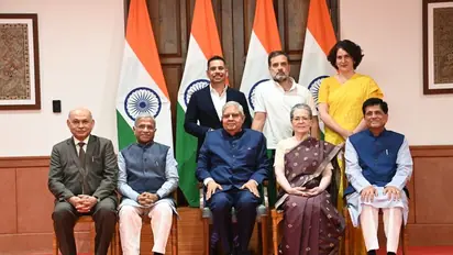 'Congress produced a real joker': Rahul Gandhi trolled over attire, pose at formal event in Parliament House