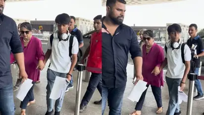 Kajol, Ajay Devgn's son Yug helps grandmom Tanuja navigate airport security in heart warming video [WATCH]