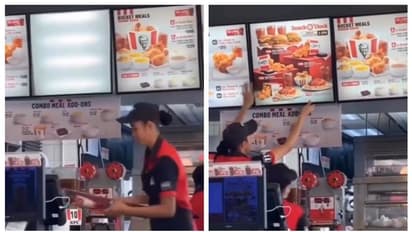 'എന്‍റെ ജീവിതം മൊത്തം ഒരു നുണയാണ്'; കെഎഫ്‍സി ചിക്കന്‍ ഔട്ട്ലെറ്റിലെ വീഡിയോ വൈറല്‍ 