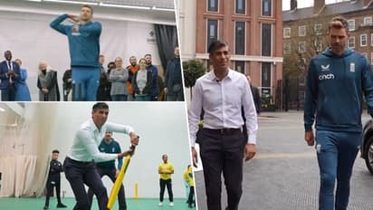 'Am I ready for call-up?': England cricket respond to UK PM Rishi Sunak after session with Anderson (WATCH)