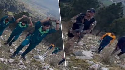 'T20 WC training or...': Pakistan team's military drills under close eye of armed army men draws ire (WATCH)
