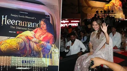 ‘Heeramandi’: Sonakshi Sinha looks stunning in saree as she promotes her song 'Tilasmi Bahein'