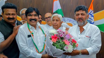 ಇಬ್ರಾಹಿಂ ಪುತ್ರ ಫಯಾಜ್, ಮಾಜಿ ಸಚಿವ ಶಂಕರ್ ಕಾಂಗ್ರೆಸ್ಗೆ ಸೇರ್ಪಡೆ