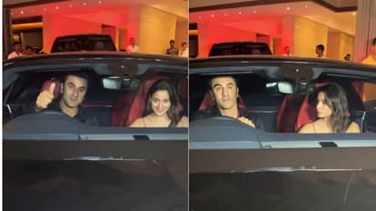 WATCH: Ranbir Kapoor takes wife Alia Bhatt on a ride in his new Rs 8 crore Bentley Continental GT