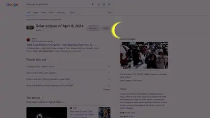 Solar Eclipse 2024: Google shares special animation for rare event; Know how it works