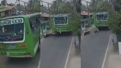 സ്വകാര്യ ബസിടിച്ചു, ശരീരത്തിലൂടെ ടയര്‍ കയറിയിറങ്ങി; ബൈക്ക് യാത്രികന് ദാരുണാന്ത്യം