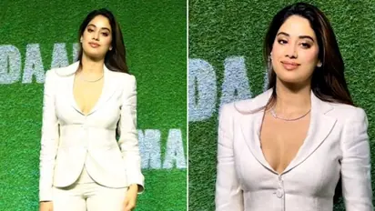 Janhvi Kapoor confirms dating Sikhar Pahariya; wears a personalized necklace with his name [Photos]