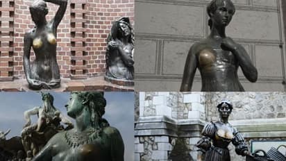 How 'groped' female nude statues in Germany highlight visible reality of sexual harassment (WATCH)